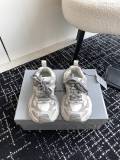 Balenciaga men's and women's fashion running shoes, old canvas style dad shoes, sports shoes with original box