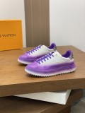 Louis Vuitton luxury brand high-end quality imported calfskin casual sneakers for men and women with original box