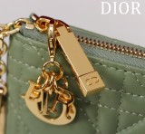 Dior Women's Card Holder Luxury Calfskin Wallet naOriginil Box