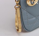 Dior Women's Card Holder Luxury Calfskin Wallet naOriginil Box