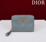 Dior Women's Card Holder Luxury Calfskin Wallet naOriginil Box