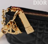 Dior Women's Card Holder Luxury Calfskin Wallet naOriginil Box