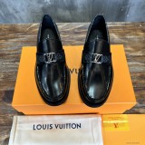 Louis Vuitton men's luxury brand casual comfortable simple classic casual loafers with original box