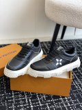 Louis Vuitton men's luxury brand spring and summer new white shoes casual shoes sports shoes with original box