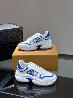 Louis Vuitton men's luxury brand comfortable and versatile casual sneakers with original box