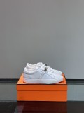 Hermes men's luxury brand high-end boutique soft and comfortable low-top casual sports shoes with original box