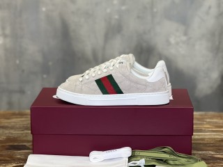 Gucci men's and women's luxury brand latest Ace series Little Bee Little White Shoes Couple's Casual Sports Shoes with Original Box