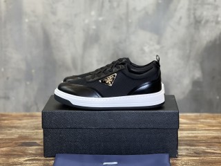 Prada men's luxury brand high-end quality versatile fashion casual sports shoes with original box