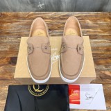 Christian Louboutin men's luxury brand casual sports loafers with original box