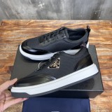 Prada men's luxury brand high-end quality versatile fashion casual sports shoes with original box