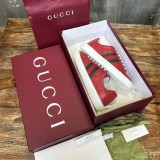 Gucci men's and women's luxury brand latest Ace series Little Bee Little White Shoes Couple's Casual Sports Shoes with Original Box