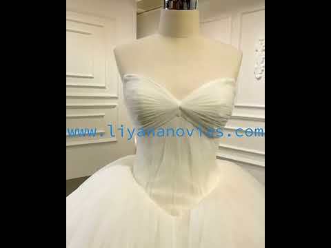 Liyana Novias 66620 simple elegance ballgown wedding dress