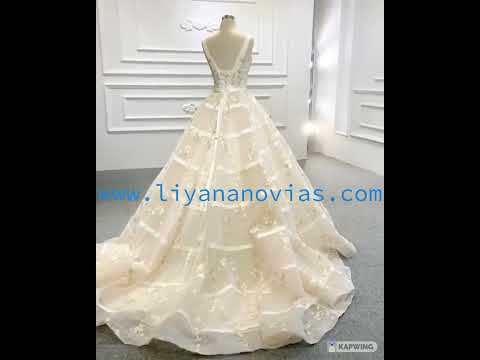 Liyana Novias 66608 ballgown wedding dress