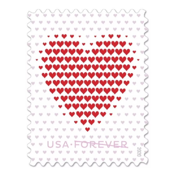 Made of Hearts 2020 - 5 Sheets / 100 Pcs