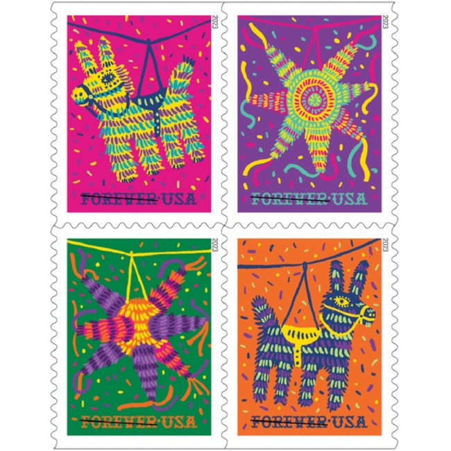 Pinatas 2023 - 5 Booklets / 100 Pcs