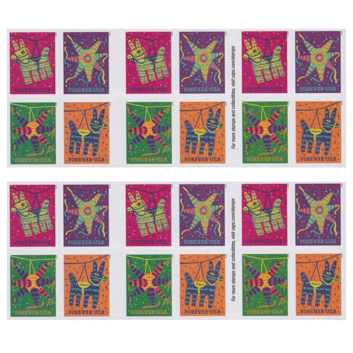 Pinatas 2023 - 5 Booklets / 100 Pcs