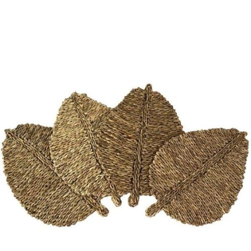 Hot selling Table placemats leaf shape decorative placemats Home & Living