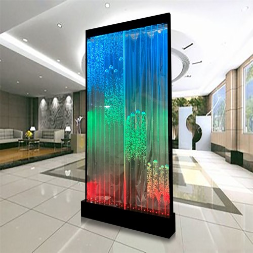 Perfect led fountain design digital acrylic bubble wall divider screen panel
