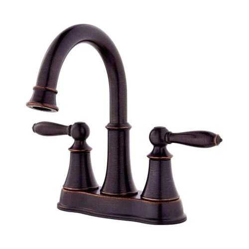 4 in. Centerset 2-Handle Bathroom Faucet in Bronze