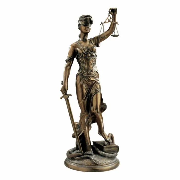 Themis Goddess of Justice Sculpture: Large