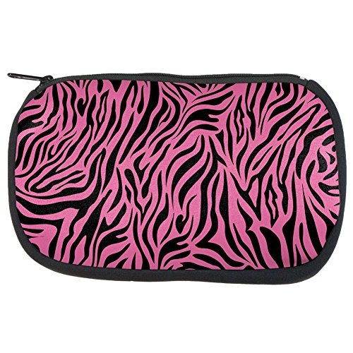 Zebra Print Pink Makeup Bag
