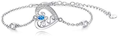 Cute Animal Link Bracelet Wolf/Frog/Sea Turtle Bracelet for Women Girls Sterling Silver Birthday Jewelry Gifts