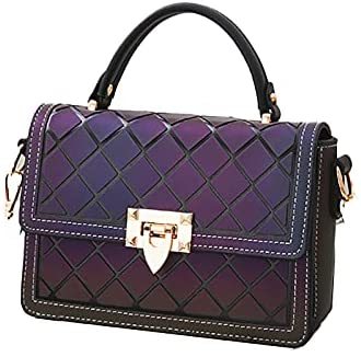 Women's Bag Shoulder Bag Small Checkered Bag Ladies Messenger Bag