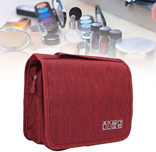 Make Up Bag, Hanging Toiletry Bags Portable Multiple Compartments Foldable for Outdoor Travel