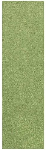 Solid Color Lime Green Custom Size Runner Area Rug