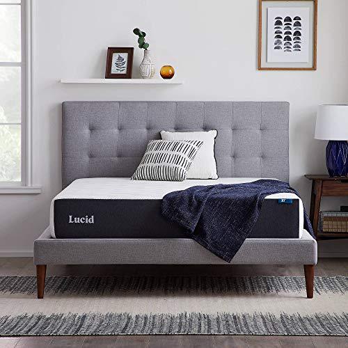 10 Inch Memory Foam Firm Feel – Gel Infusion – Hypoallergenic Bamboo Charcoal – Breathable Cover Bed Mattress Conventional, Twin