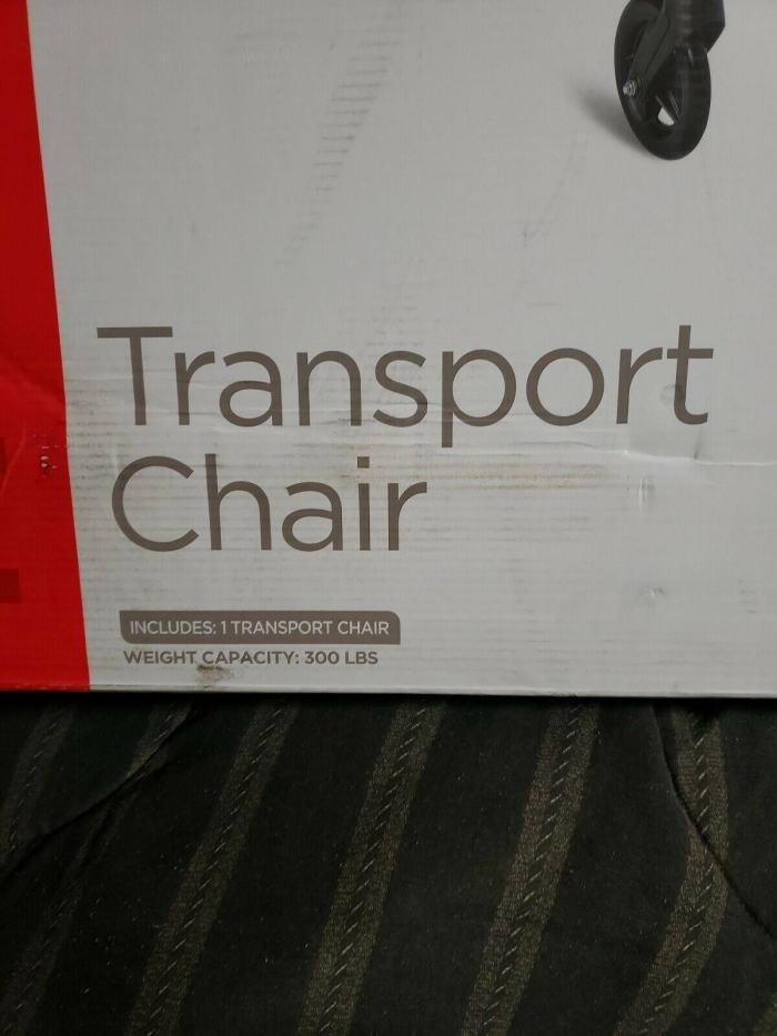 US 81.00 Equate Transport Chair, Size 11, Black