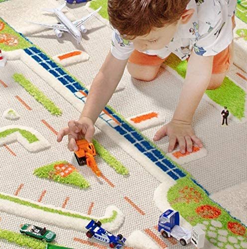 Ivi Mini City Thick 3d Kids Play Mat Rug 71 L X 53 W Non Toxic