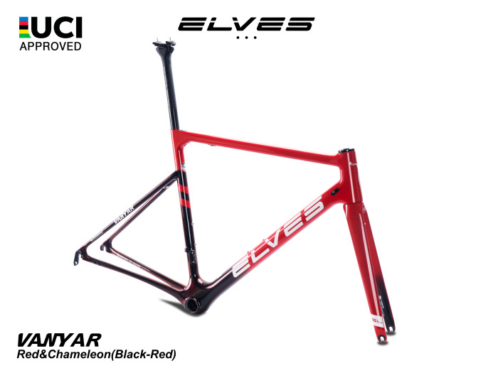 ELVES Vanyar UCI Superlight Road Carbon Frameset. Climbing Road Frame.