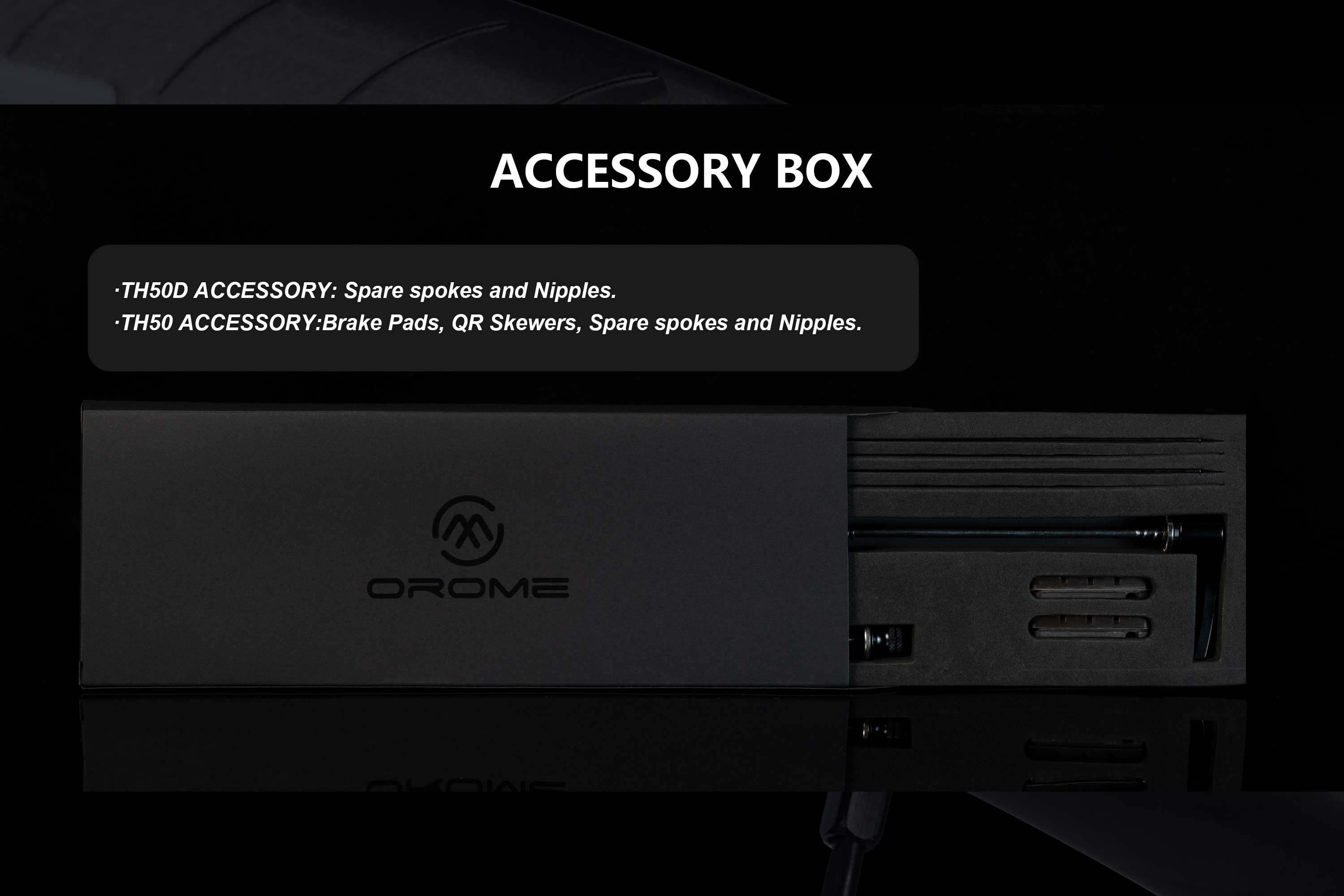 オロメ ヴァラール TH50D ディスクブレーキ カーボンロードホイール