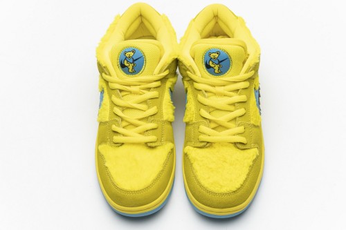 LJR Nike SB Dunk Low Grateful Dead Bears Opti Yellow