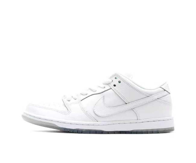 LJR Nike SB Dunk Low Pro All White