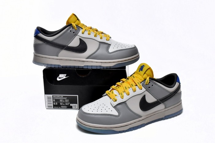OG Nike Dunk Low Gray, Black and Yellow DR6187-001