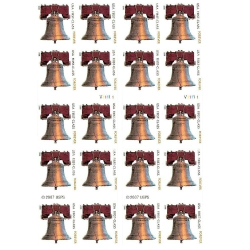Liberty Bell 2008 - 5 Booklets / 100 Pcs