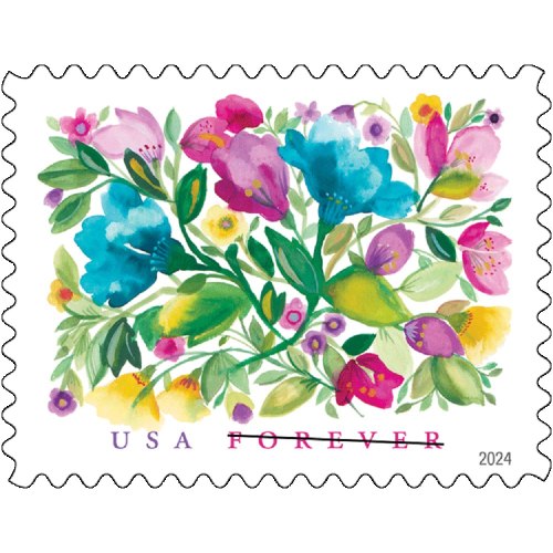 Celebration Blooms 2024 - 5 Sheets  / 100 Pcs