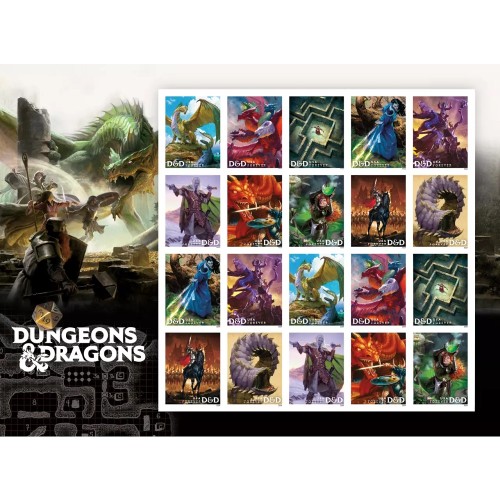 Dungeons & Dragons 2024 - 5 Sheets / 100 Pcs