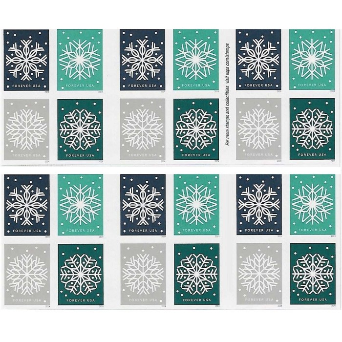 Winter Whimsy 2024  - 5 Booklets / 100 Pcs