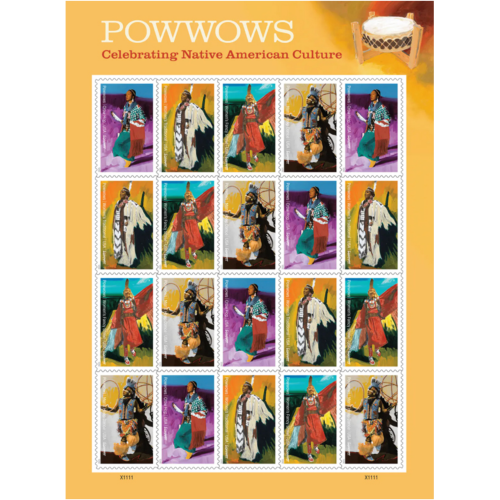 Powwows 2025 - 5 Sheets / 100 Pcs