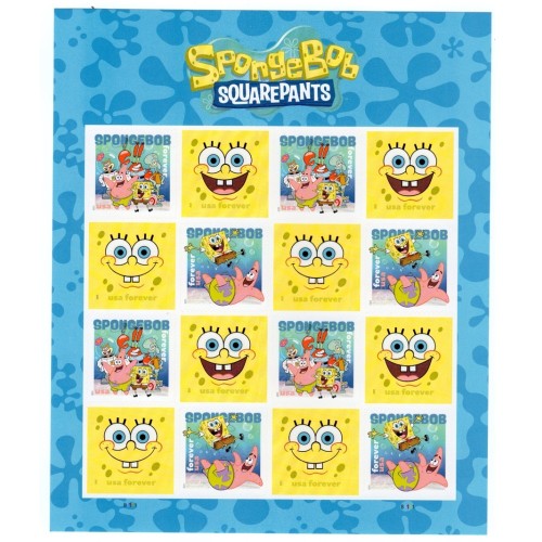 SpongeBob SquarePants 2025 - 5 Sheets / 80 Pcs