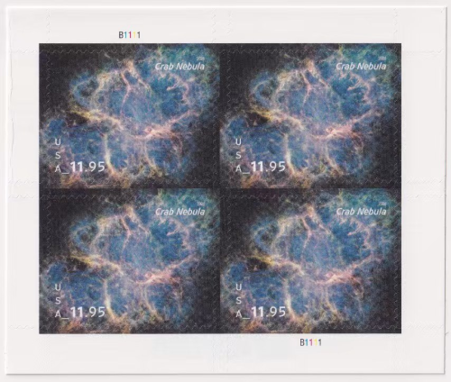 Crab Nebula Priority 2026 - 5 Sheet / 20 Pcs