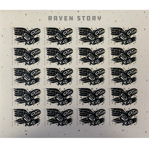 Raven Story 2021- 5 Sheets / 100 Pcs