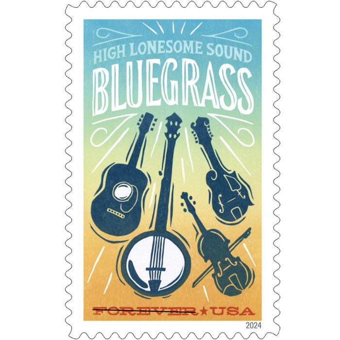 Bluegrass 2024 - 5 Sheets / 100 Pcs