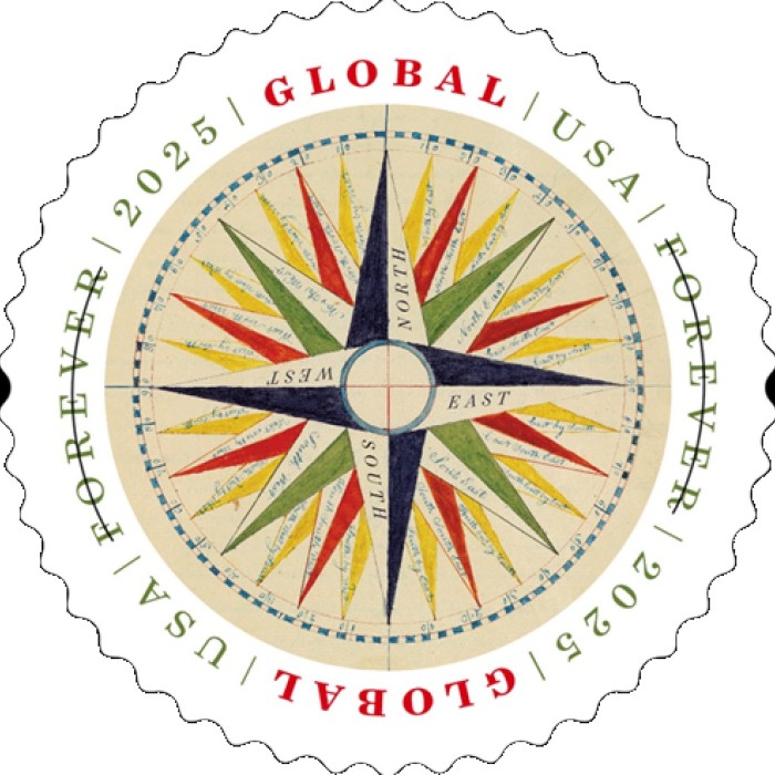 Global 1794 Compass Rose 2025 - 5 Sheets / 50 Pcs