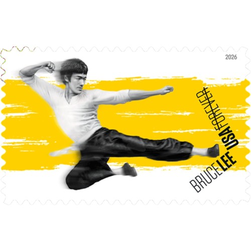 Bruce Lee 2026 - 5 Sheets  / 100 Pcs