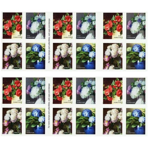 Flowers From The Garden 2017 - 5 Booklets / 100 Pcs
