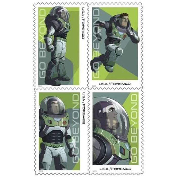 Buz Lightyear 2022 - 5 Sheets / 100 Pcs